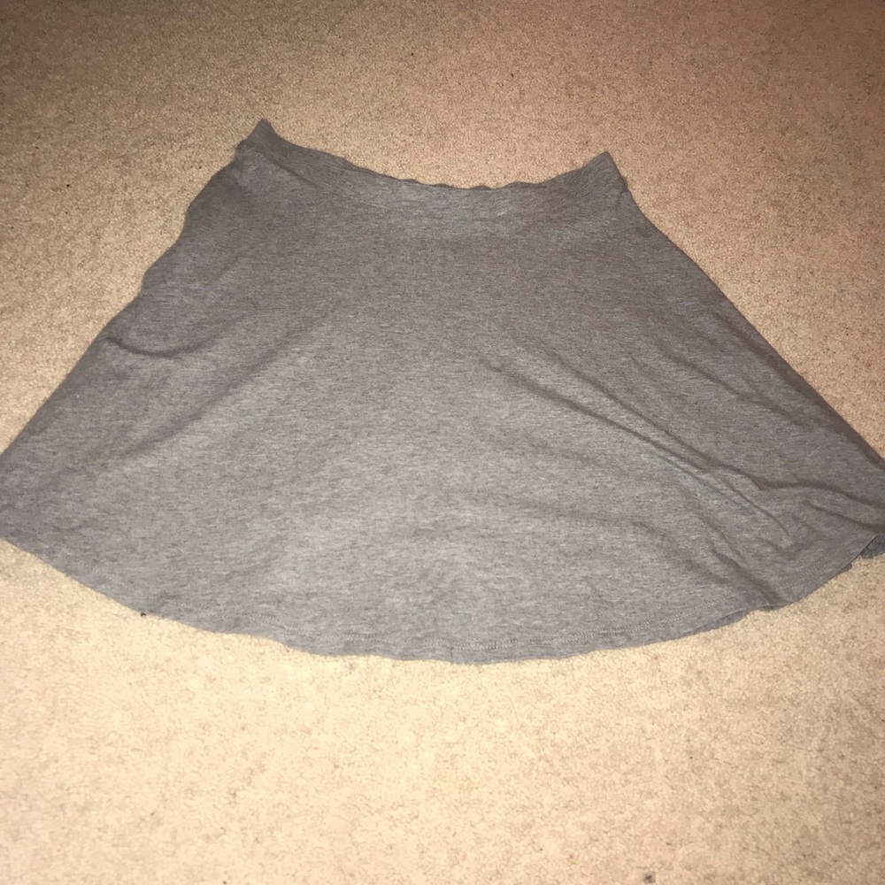 Grey skater skirt